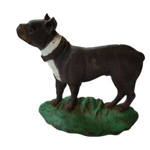 Vintage Cast Iron Bulldog DoorStop